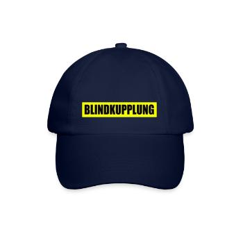 Blindkupplung - Feuerwehr - Ehrenamt - Freiwillig - Baseballkappe - Blau/Blau - Vorne
