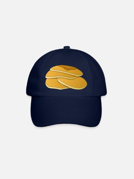 pfannkuch pancakes crepes breakfast fruehstueck16 - Baseballkappe - Blau/Blau