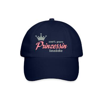 prinzessin - Baseballkappe - Blau/Blau - Vorne