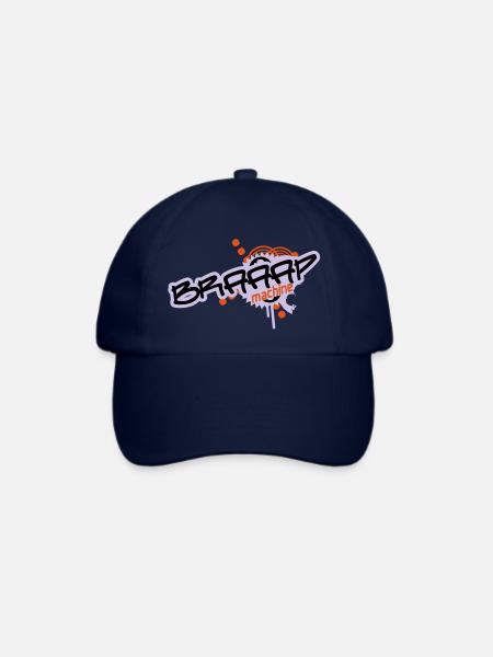 Braaap Machine - Baseballkappe - Blau/Blau