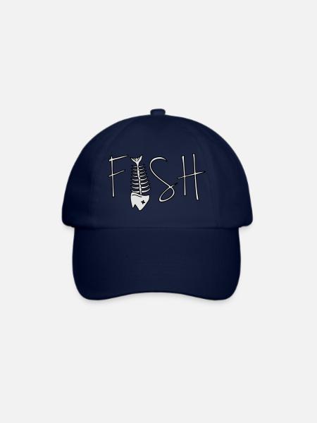 Fish - Baseballkappe - Blau/Blau