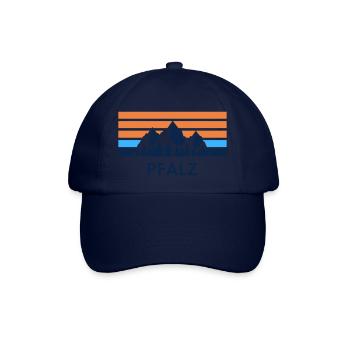 Regenbogen Landschaft - Baseballkappe - Blau/Blau - Vorne