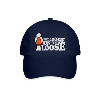 goose on the loose - Baseballkappe - Blau/Blau - Vorne