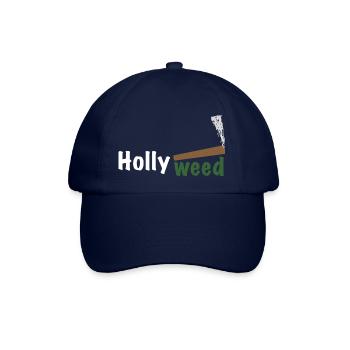 HollyWeed white - Baseballkappe - Blau/Blau - Vorne