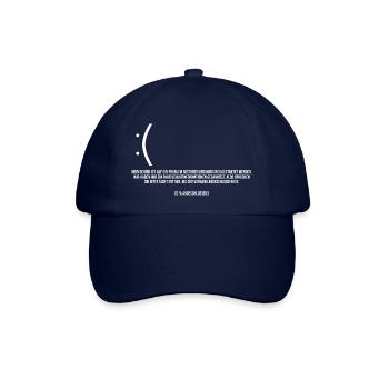 Computer Blauer bildschirm error - Baseballkappe - Blau/Blau - Vorne