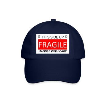 zerbrechlich - Baseballkappe - Blau/Blau - Vorne
