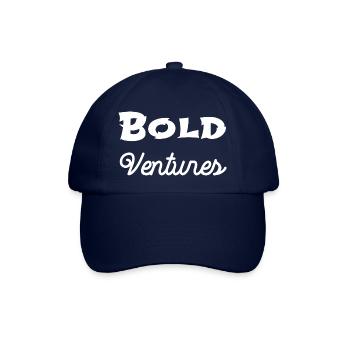 networking present idea funny sayings courage - Baseballkappe - Blau/Blau - Vorne