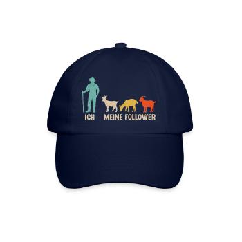 Ziegen Ziegenbock Landwirt Ziege - Baseballkappe - Blau/Blau - Vorne