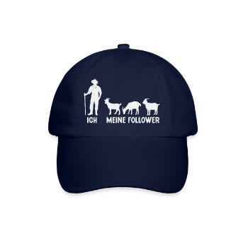 Ziegen Ziegenbock Landwirt Ziege - Baseballkappe - Blau/Blau - Vorne