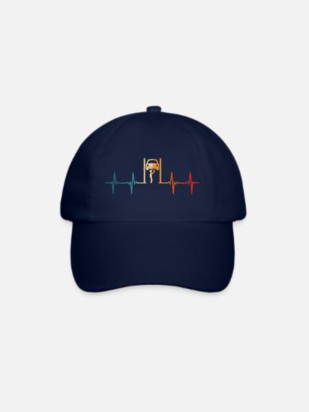 Mechaniker Herzschlag Herzschlag - Baseballkappe - Blau/Blau