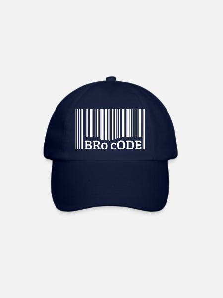 bro code | Bruder Freunde Bros - Baseballkappe - Blau/Blau