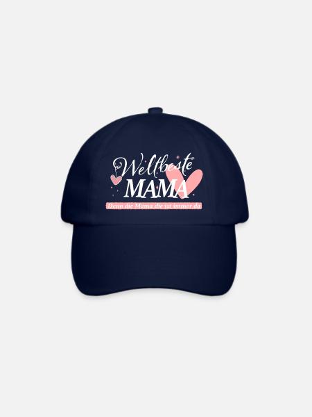 Beste Mama - Baseballkappe - Blau/Blau