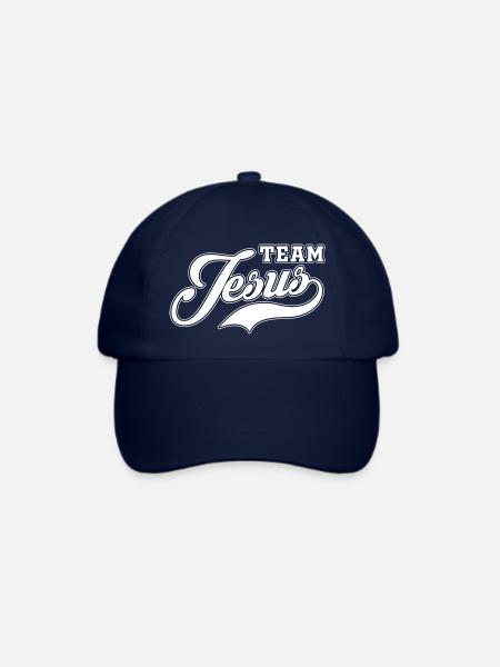 Team Jesus - Baseballkappe - Blau/Blau