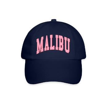 malibu preppy pink neu - Baseballkappe - Blau/Blau - Vorne