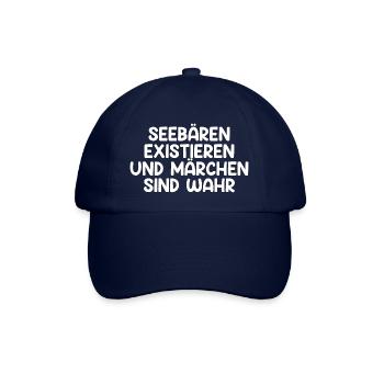 Seebären Serie Spruch Geschenk - Baseballkappe - Blau/Blau - Vorne