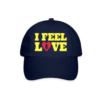 Ich fühle Liebe - Baseballkappe - Blau/Blau - Vorne