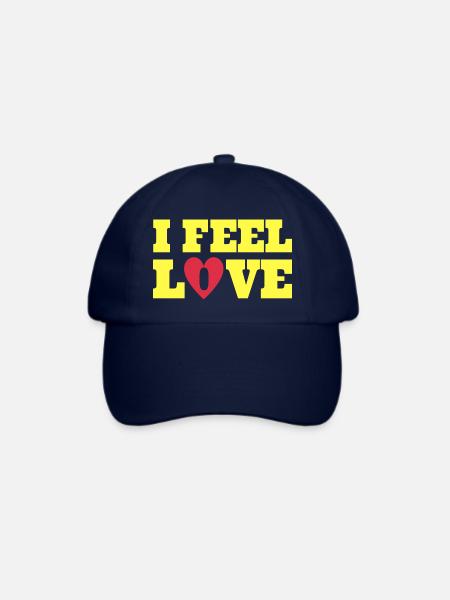 Ich fühle Liebe - Baseballkappe - Blau/Blau
