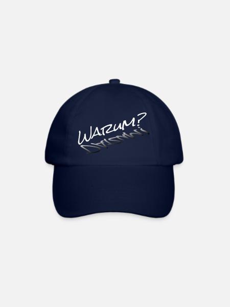 Warum? - Baseballkappe - Blau/Blau