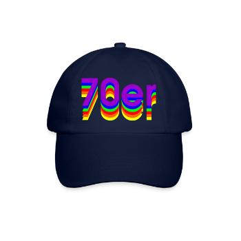 70er - Baseballkappe - Blau/Blau - Vorne