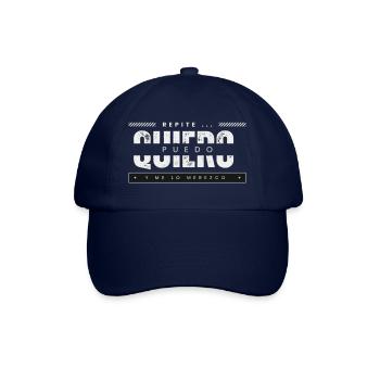 Sätze, über die man nachdenken sollte - Baseballkappe - Blau/Blau - Vorne