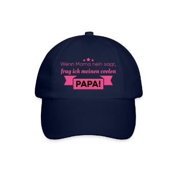 Babysprüche - Baseballkappe - Blau/Blau - Vorne