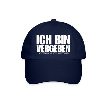 Vergeben - Baseballkappe - Blau/Blau - Vorne