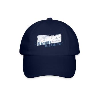 Nature is calling Winter Wonderland 2 - Baseballkappe - Blau/Blau - Vorne