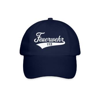 Feuerwehr 112 (Notruf / Feuerwehrmann / White) - Baseballkappe - Blau/Blau - Vorne