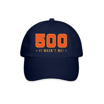 500 - It wasn't me! - IT - Baseballkappe - Blau/Blau - Vorne