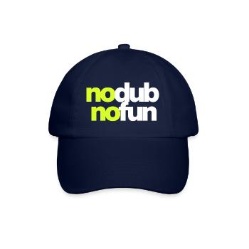 No Dub No Fun - Baseballkappe - Blau/Blau - Vorne