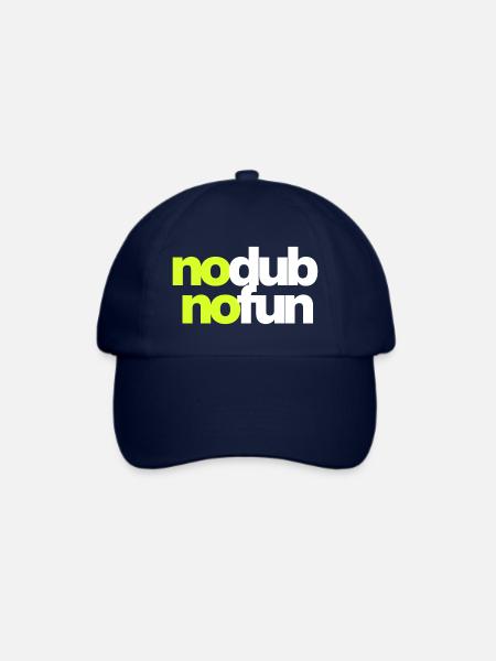No Dub No Fun - Baseballkappe - Blau/Blau