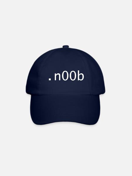 n00b - Newbie leet - Baseballkappe - Blau/Blau