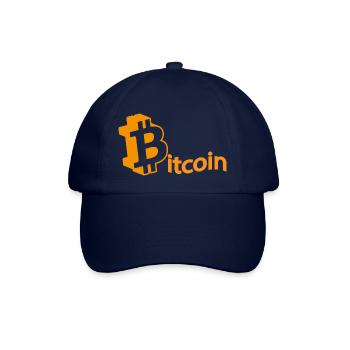 Bitcoin Krypto - Baseballkappe - Blau/Blau - Vorne