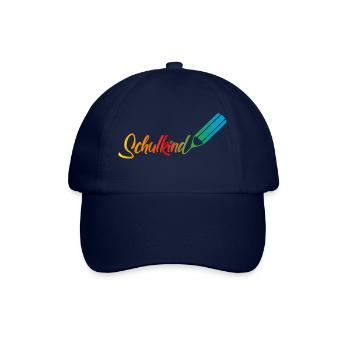 schulkind regenbogen - Baseballkappe - Blau/Blau - Vorne