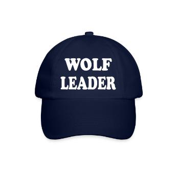 WOLF LEADER (Weiss) - Baseballkappe - Blau/Blau - Vorne