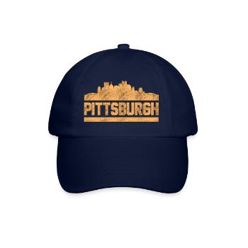 Pittsburgh - Baseballkappe - Blau/Blau - Vorne