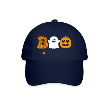 Halloween Boo Saison - Baseballkappe - Blau/Blau - Vorne