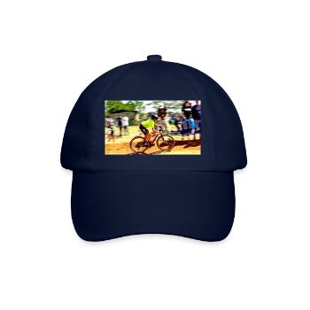 Mountainbiken bergab - Baseballkappe - Blau/Blau - Vorne