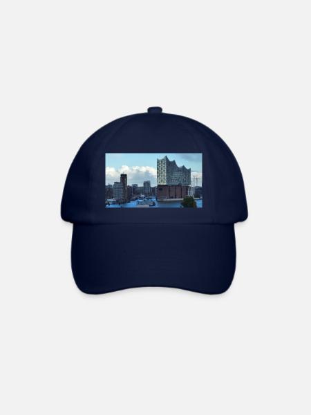Elbphilharmonie Hamburg - Baseballkappe - Blau/Blau
