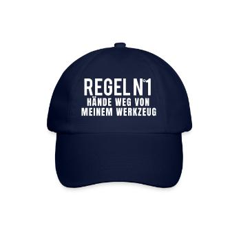 Regel Nummer 1 - Baseballkappe - Blau/Blau - Vorne