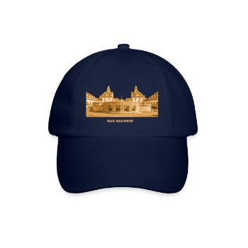 Bad Nauheim Sprudelhof Wetteraukreis Hessen - Baseballkappe - Blau/Blau - Vorne