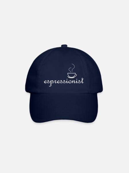 espressionist - Kaffeeliebhaber - Baseballkappe - Blau/Blau