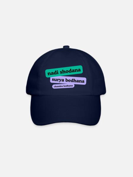 Pranayama - Baseballkappe - Blau/Blau