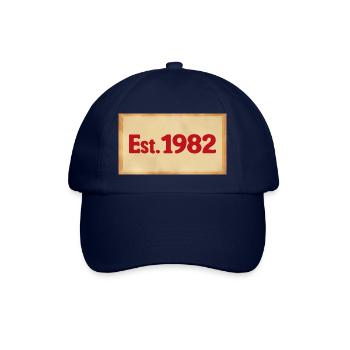 Est. 1982 - Baseballkappe - Blau/Blau - Vorne