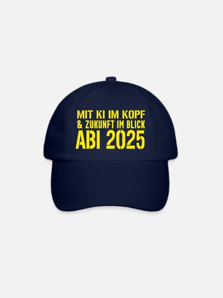 Abschluss KI - Baseballkappe - Blau/Blau