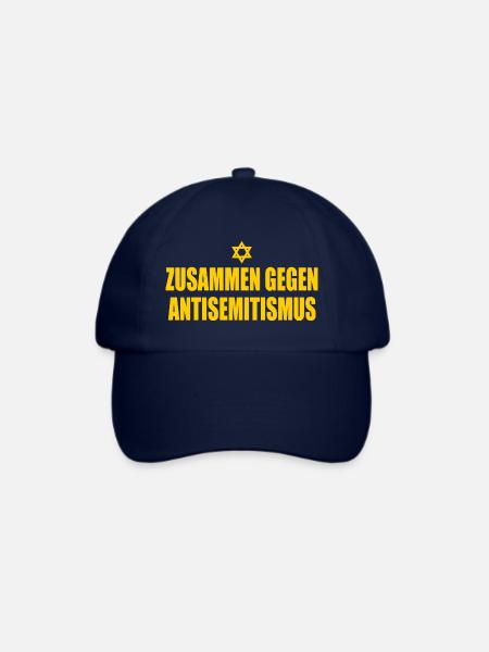 Zusammen Gegen antisemitismus - Baseballkappe - Blau/Blau