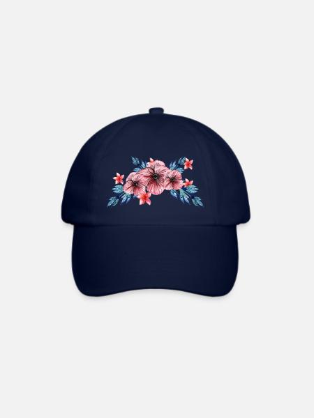 Tropical - Baseballkappe - Blau/Blau