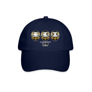 Daruma - Glücksbringer - Baseballkappe - Blau/Blau - Vorne