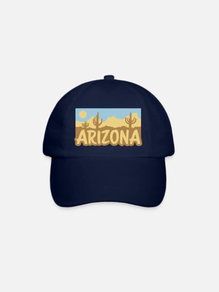 Arizona USA Wüste Landschaft - Baseballkappe - Blau/Blau