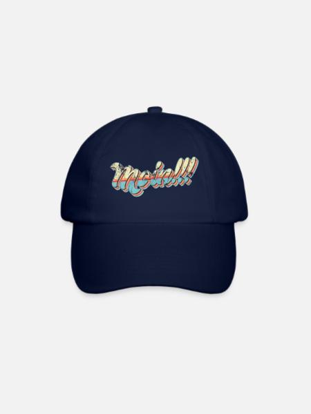 Moin Spruch Hamburg - Baseballkappe - Blau/Blau